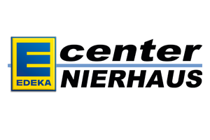 EDEKA Nierhaus Logo in Fahne